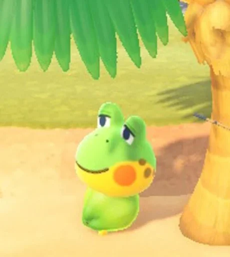 🐸 Стикер «animal crossing» для Telegram