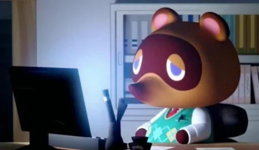 🥱 Стикер «animal crossing» для Telegram