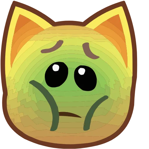 Стикер 10 animal jam cat