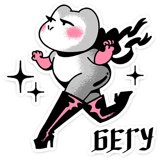 ☺️ Стикер «Зверушки-татушки» для Telegram