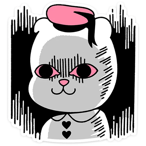 ☺️ Стикер «Зверушки-татушки» для Telegram