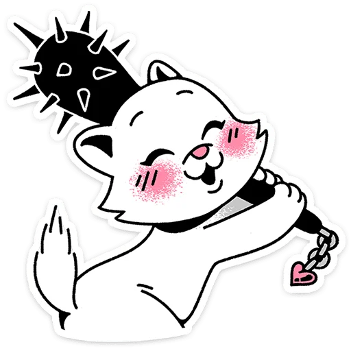 ☺️ Стикер «Зверушки-татушки» для Telegram