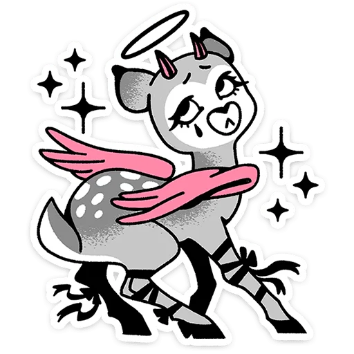 ☺️ Стикер «Зверушки-татушки» для Telegram