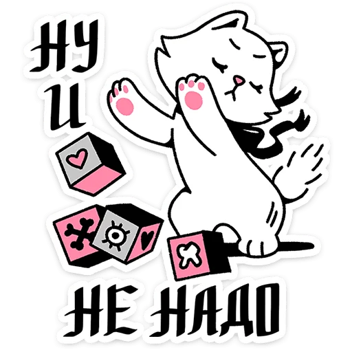 ☺️ Стикер «Зверушки-татушки» для Telegram
