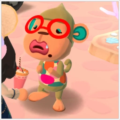 😪 Стикер «Animal Crossing PC» для Telegram