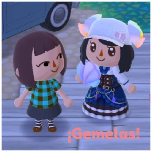 👭 Стикер «Animal Crossing PC» для Telegram