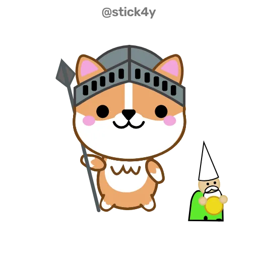 🧙‍♀️ Стикер «Милые животные» для Telegram