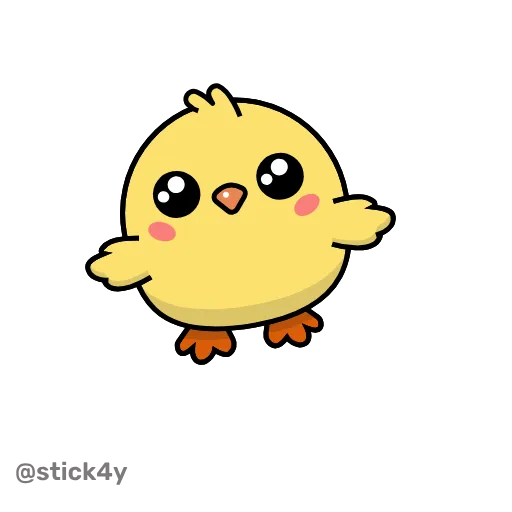🐥 Стикер «Милые животные» для Telegram