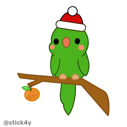 🎅 Стикер «Милые животные» для Telegram