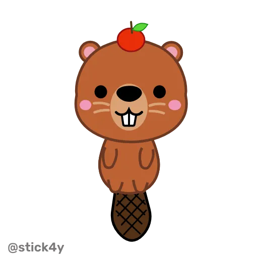 😃 Стикер «Милые животные» для Telegram