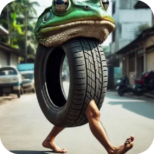 🐸 Стикер «Italian animals» для Telegram