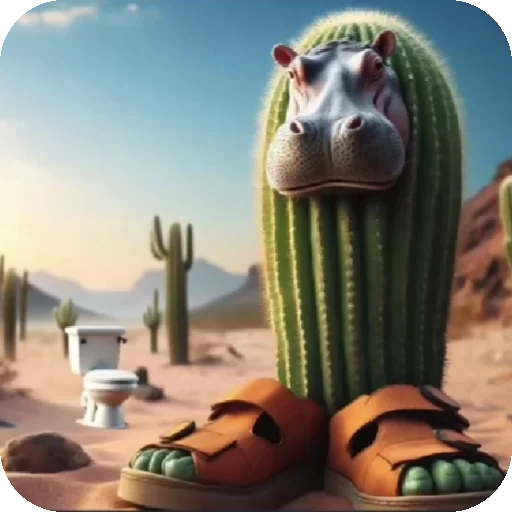 🦛 Стикер «Italian animals» для Telegram