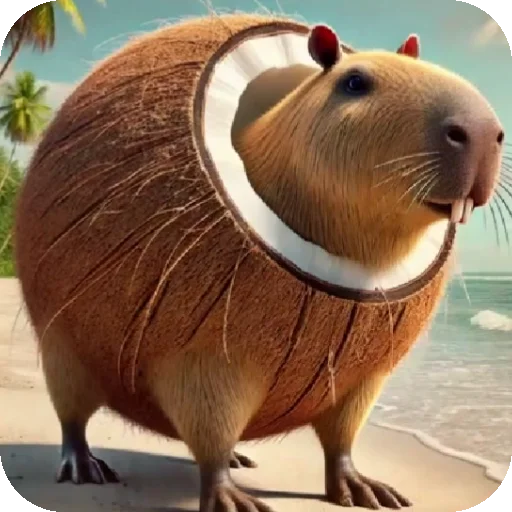 🥥 Стикер «Italian animals» для Telegram