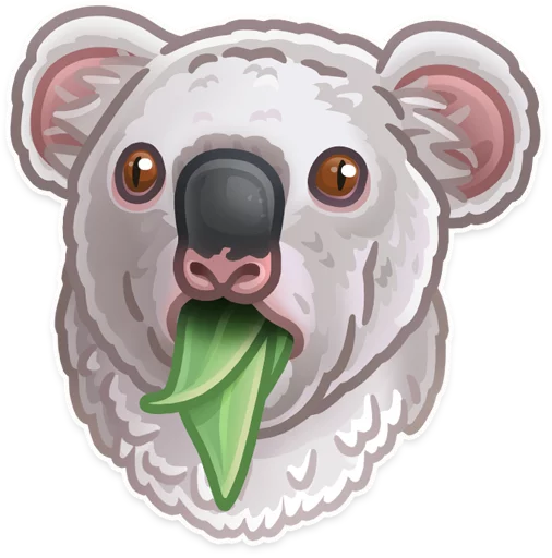 🐨 Стикер «Just zoo it» для Telegram
