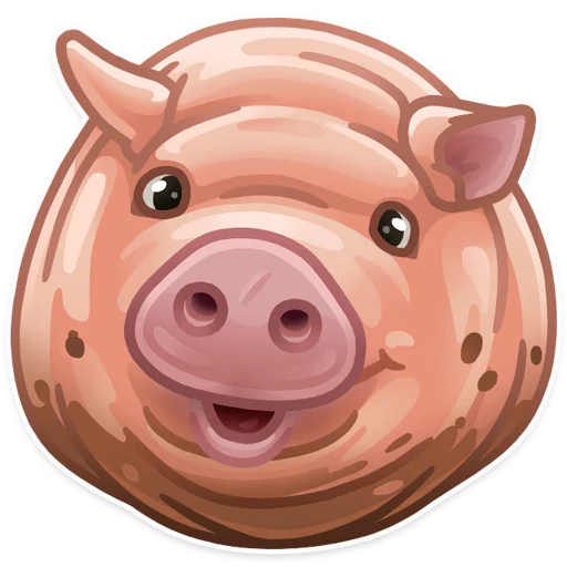 🐷 Стикер «Just zoo it» для Telegram