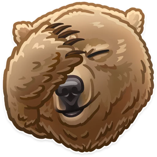 🐻 Стикер «Just zoo it» для Telegram