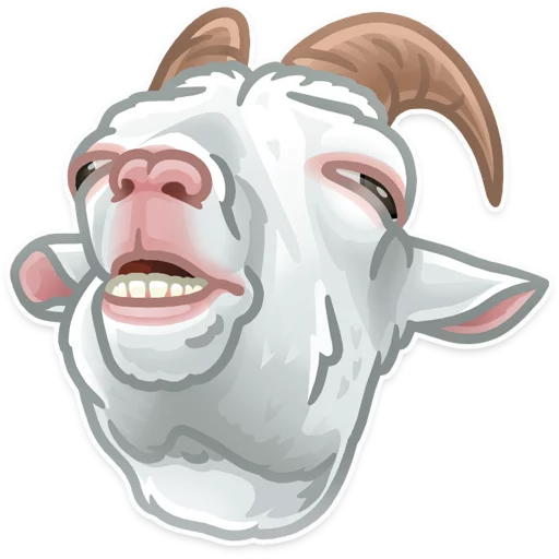 🐐 Стикер «Just zoo it» для Telegram