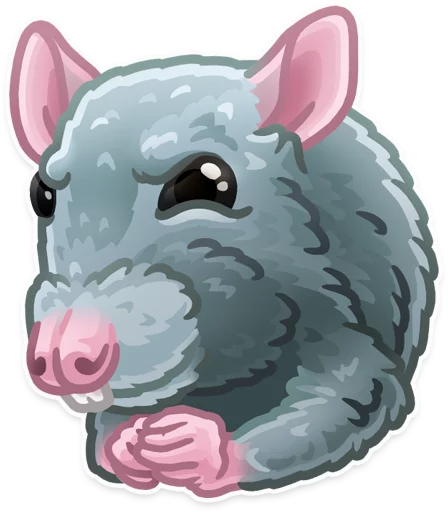 🐭 Стикер «Just zoo it» для Telegram