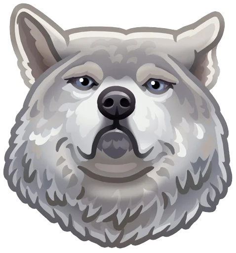 🐺 Стикер «Just zoo it» для Telegram