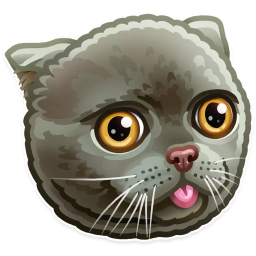 🐱 Стикер «Just zoo it» для Telegram