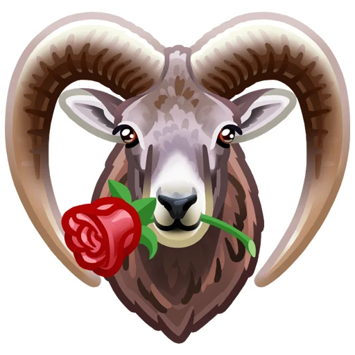 🐐 Стикер «Just zoo it» для Telegram