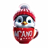 🐧 Эмодзи «Зимнее звери в кружке» для Telegram