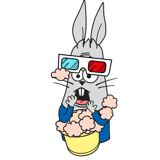 Стикерпак Animations Animals Sticks для Telegram
