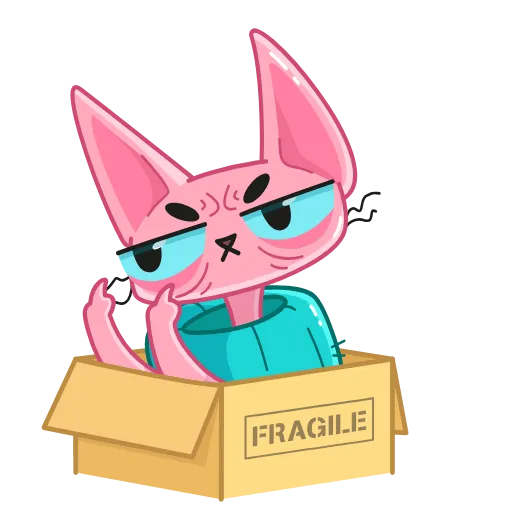 😶 Стикер «Animations Animals Sticks» для Telegram