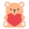 Стикер 8 🌟 Видеоанимированный набор эмоджи с милыми зверюшками