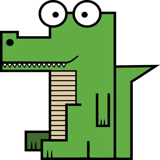🐊 Стикер «Nice animals» для Telegram