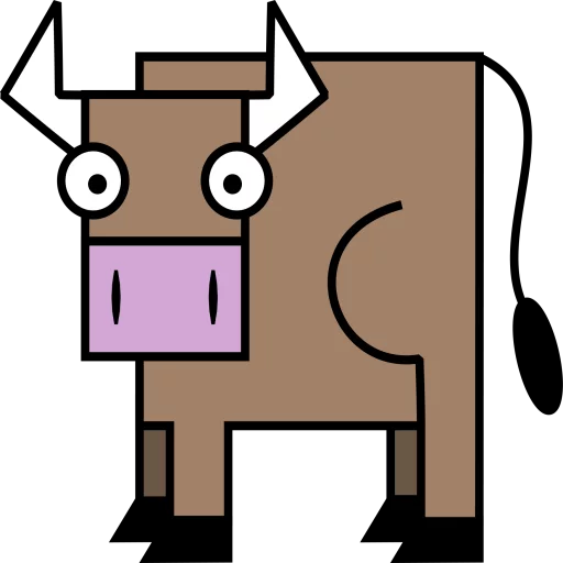 🐮 Стикер «Nice animals» для Telegram