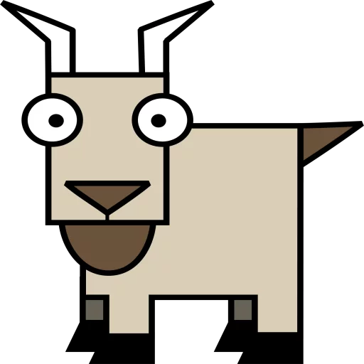 🐐 Стикер «Nice animals» для Telegram