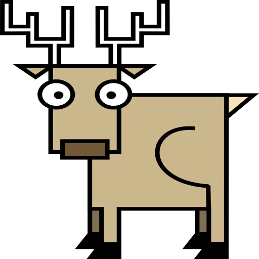🦌 Стикер «Nice animals» для Telegram