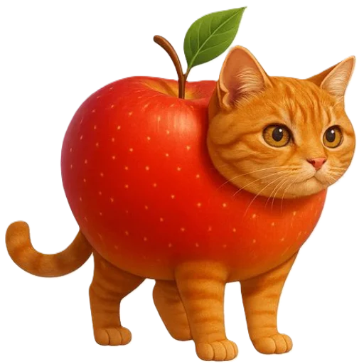 🍎 Стикер «animals or food» для Telegram