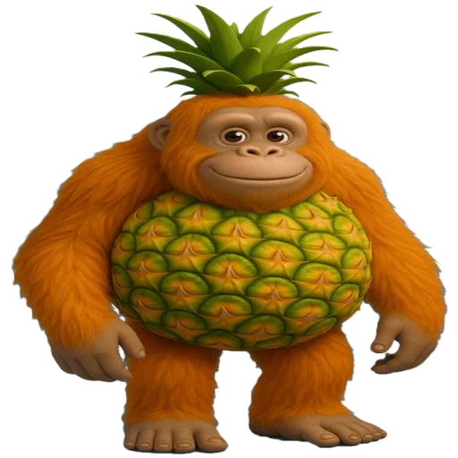 🍍 Стикер «animals or food» для Telegram