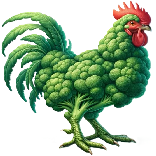 🥦 Стикер «animals or food» для Telegram