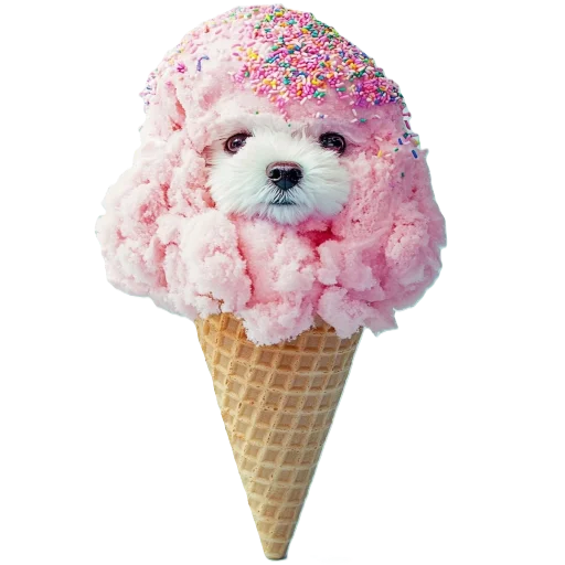🍦 Стикер «animals or food» для Telegram