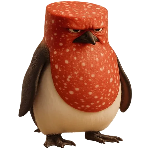 🐧 Стикер «animals or food» для Telegram