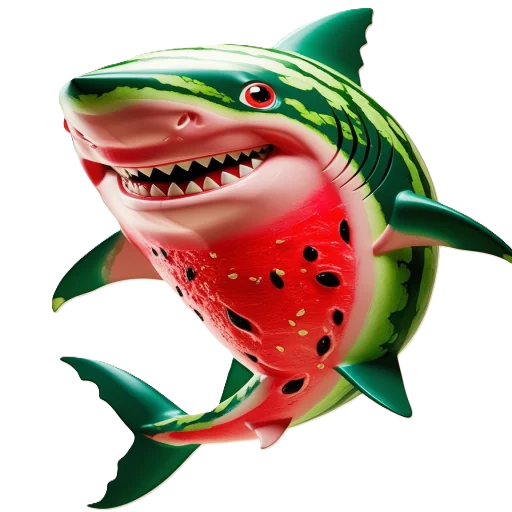 🦈 Стикер «animals or food» для Telegram