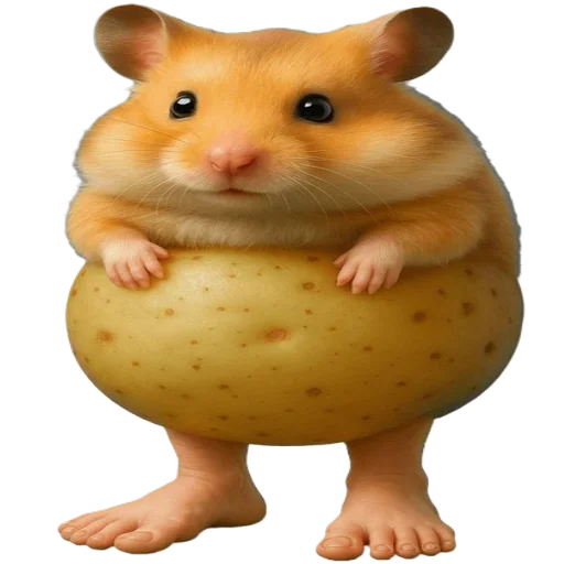 🥔 Стикер «animals or food» для Telegram