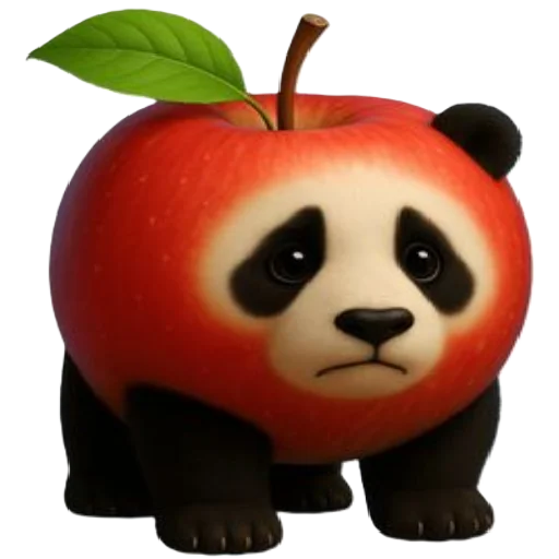 🐼 Стикер «animals or food» для Telegram
