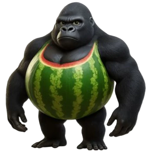 🦍 Стикер «animals or food» для Telegram