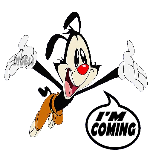 🛵 Стикер «ANIMANIACS» для Telegram