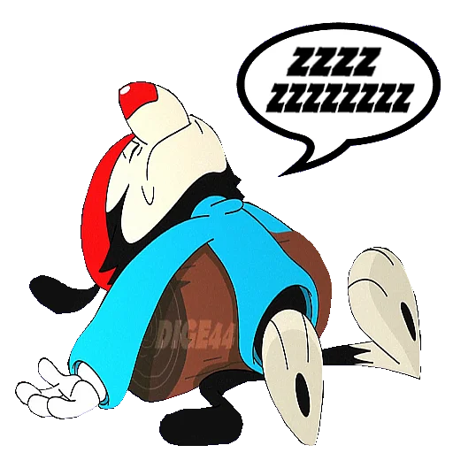 😴 Стикер «ANIMANIACS» для Telegram
