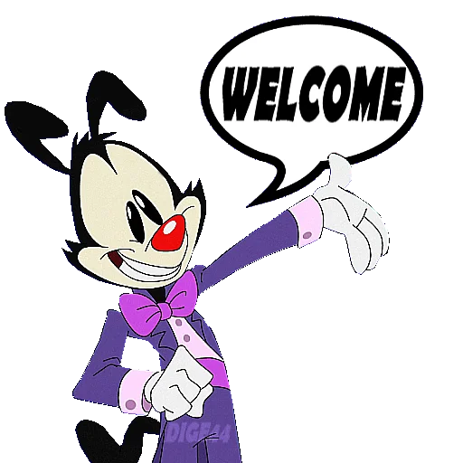 👆 Стикер «ANIMANIACS» для Telegram
