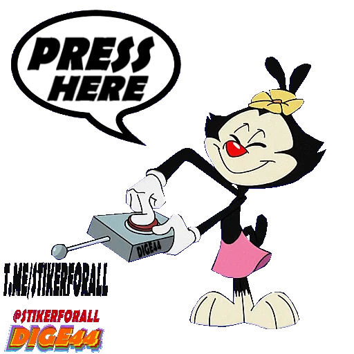 🟠 Стикер «ANIMANIACS» для Telegram