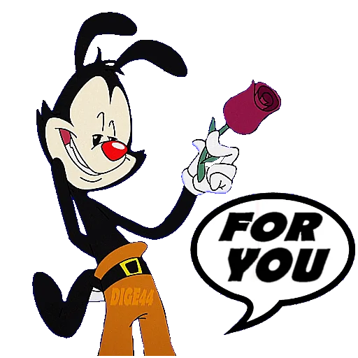 🌹 Стикер «ANIMANIACS» для Telegram
