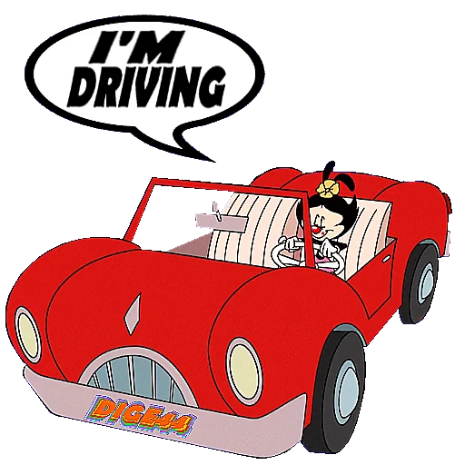 🚗 Стикер «ANIMANIACS» для Telegram