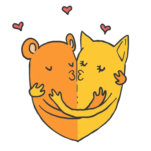 ❤️ Стикер «Animated Animals» для Telegram