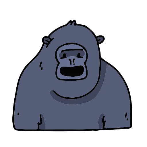 🦍 Стикер «Animated Animals» для Telegram